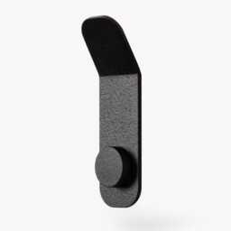Matte Black Wall Hook - Modern Minimalist Towel, Robe, Leash Hook, Tesu - thumbnail 4