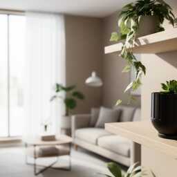 Modern Indoor Planter With Drainage - 3D Printed Fluted Plant Pot, Vertical Ribbed Design, Minimalist Decor Accent, Mid-Bubble - thumbnail 2