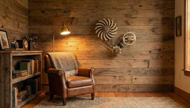 Wooden Kinetic Sculpture Handmade Wall Art Clock - image 1