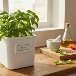 Personalised Indoor Herb Planter Set - Kitchen Pots With Tray Windowsill Garden Growing Kit Housewarming Gift - thumbnail 3