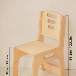 Learning Preschool Desk With Bookshelf For Toddler, Montessori Kids Desk, Activity Table Chair, First Day Of Gift - thumbnail 4