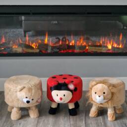 Childrens, Kids Animal Stool, Footstool Bee, Lion & Bear, Ladybird & Rabbit - thumbnail 2