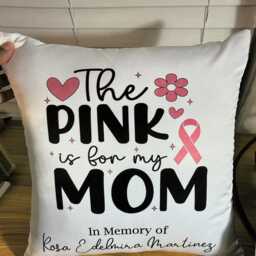 Custom Group Hug Pillow Cover, Personalized Polyester Text/Logo - 16x16 - thumbnail 2
