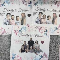 Custom Group Hug Pillow Cover, Personalized Polyester Text/Logo - 16x16 - thumbnail 4
