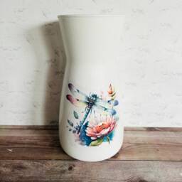 Pretty Dragonfly Flower Vase, Home Decor, Gifts, Decorations, Themed Gift - thumbnail 3