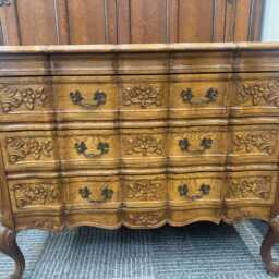 French Carved Ornate Vintage Chest Of Drawers - thumbnail 2