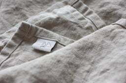 Pre-Washed Linen Throw With/Without Fringes - Plain Custom Size Natural Summer Blanket Eco-Friendly Handmade in Lithuania - thumbnail 1