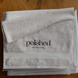 Personalised Towel With Business Logo, Name Embroidery, Custom Logo On Towel, Egyptian Cotton - thumbnail 3