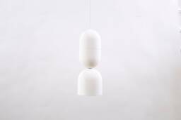 Handmade Plaster Pendant Light Modern Cylinder Chandelier - thumbnail 1