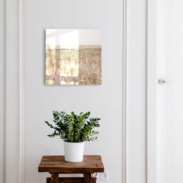 Desert Harmony Wall Mounted Key Cabinet, Beige Industrial Box, Minimalist Nature, For Lovers Of Nature & Peace - image 1
