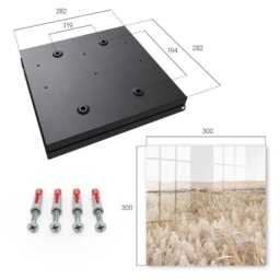 Desert Harmony Wall Mounted Key Cabinet, Beige Industrial Box, Minimalist Nature, For Lovers Of Nature & Peace - thumbnail 4