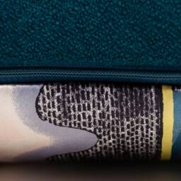 Wool Cushion, Teal - thumbnail 3