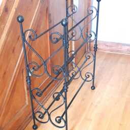 Four Tier Wrought Iron Shoe Rack. Heart-Shaped. Handmade & Crafted in The UK - thumbnail 2