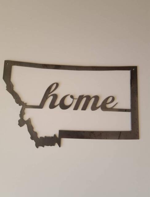 Montana Home Decor. Metal Wall Art. Home. Montana. Great Christmas Or Birthday Gift - image 1