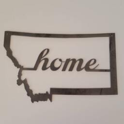 Montana Home Decor. Metal Wall Art. Home. Montana. Great Christmas Or Birthday Gift - thumbnail 4