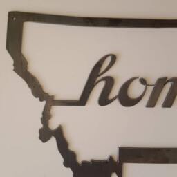 Montana Home Decor. Metal Wall Art. Home. Montana. Great Christmas Or Birthday Gift - thumbnail 2