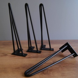 4 X Heavy Duty 3 Rod Hairpin Legs 12 Mm - 1/2 Inch/All Sizes - Diy, Furniture Feet, Bench - thumbnail 2