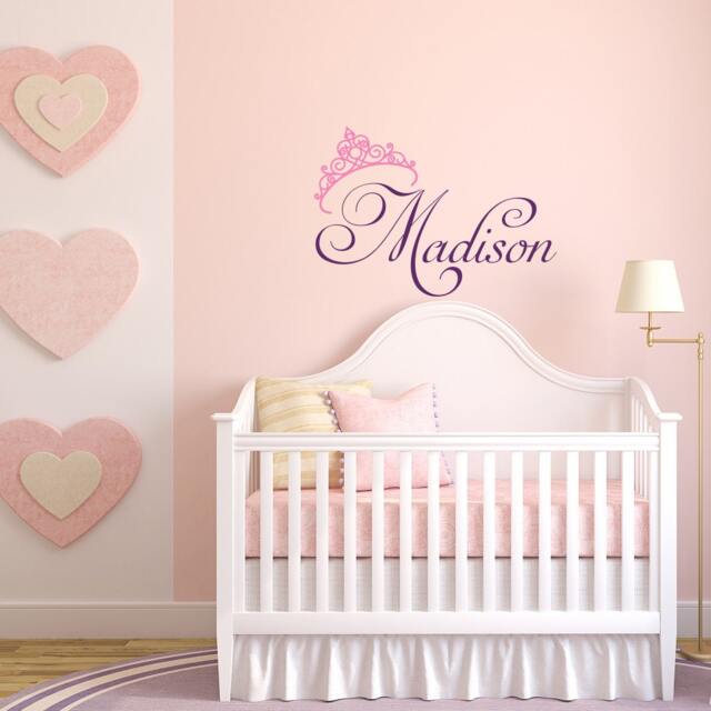 Personalized Princess Name Wall Decal Girls Room Decor Ww41 - image 1