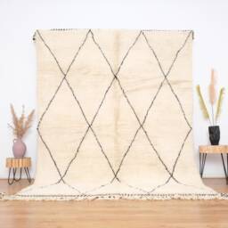 Authentic Moroccan Rug, Handmade Wool Rug - thumbnail 1