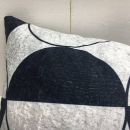 Silk Ikat Lumbar Pillow Cover - 12x20 Handwoven Accent - thumbnail 3