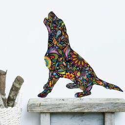 Barking Beagle Dog Wall Sticker Decal