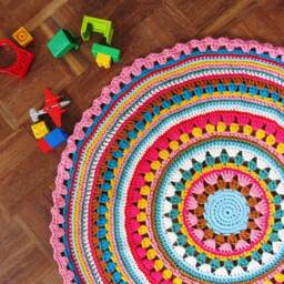 Pattern Crochet Rug - thumbnail 2