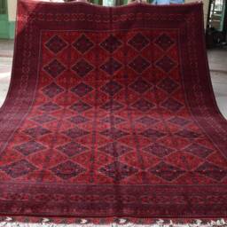 Afghan Bukhara Rug, Custom Size, High Quality Handmade Khal Muhammadi Khamyab, Large Tribal Living Room Rug - thumbnail 4