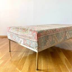 Vintage Kilim Coffee Table, Ottoman Bench, Living Room Benches - thumbnail 3