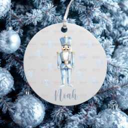 Personalised Kids Christmas Decoration - Grandson Nephew Gift Custom Bauble For Boys Stocking Filler Eve Box