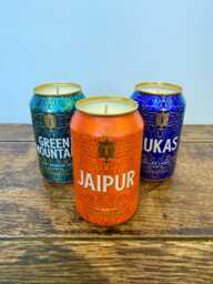 Thornbridge Beer Can Candle - Scented Soy Wax Brewery Bakewell Jaipur Green Mountain Lukas - thumbnail 1