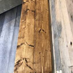 Bespoke Handmade Rustic Tv Stand Reclaimed Pine On Hairpin Legs - thumbnail 4