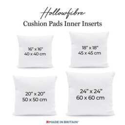 Cushion Inserts Hollowfibre Pads Pillow Multi Sizes Scatter Cushions - thumbnail 2