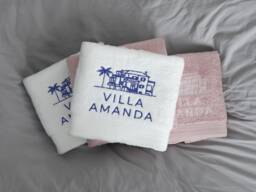 Personalized Embroidered Logo Towel, UK Business Gift