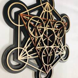 Metatron's Cube Wall Art 12 - thumbnail 2