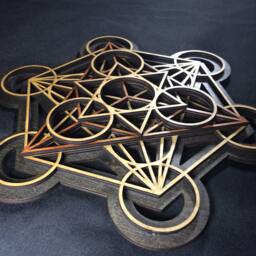 Metatron's Cube Wall Art 12 - thumbnail 4