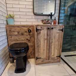 York Combination - Handmade Reclaimed Timber Bathroom Furniture - thumbnail 1