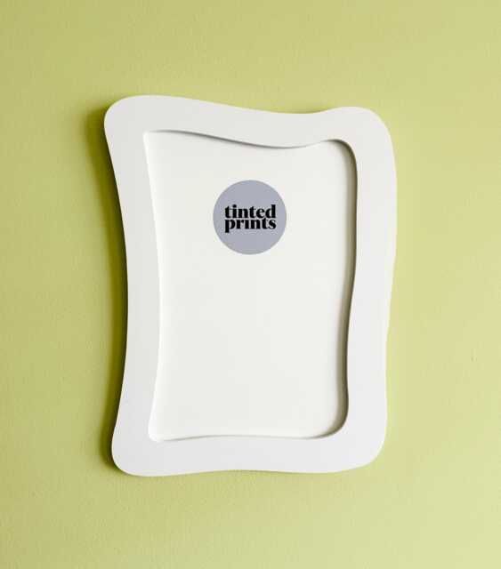 Wavy Picture Frame A4 - White Organic Shape Free Shipping Australia Gallery Wall Unique Home Decor Gift Australian Made - image 1