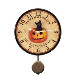 Unique Halloween Clock With Customizable Wording - thumbnail 2