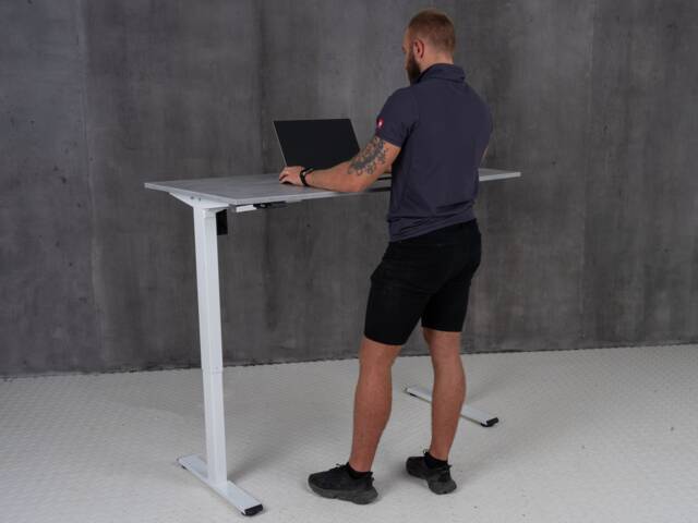 Electric Height-Adjustable Standing Desk Ergonomic Sit-Stand Table - image 1