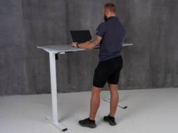 Electric Height-Adjustable Standing Desk Ergonomic Sit-Stand Table
