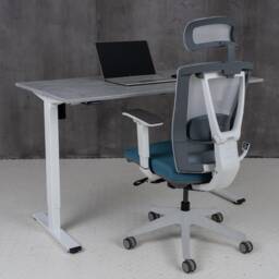 Electric Height-Adjustable Standing Desk Ergonomic Sit-Stand Table - thumbnail 3
