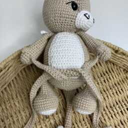 Dragon Curtain Tieback - Crochet Holder, Handmade Animal Nursery Decor, Fantasy Gift - thumbnail 4