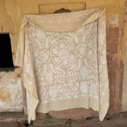Cotton Suzani Embroidered Throw - Handcrafted Vintage Style Bohemian Blanket - thumbnail 4