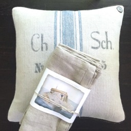 Antique German Grain Sack Pillow From The 1800S - 17 - thumbnail 3
