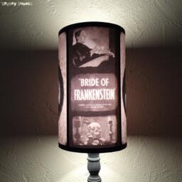 Bride Of Frankenstein Lampshade - Gothic Horror Decor - thumbnail 2