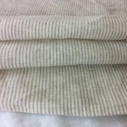 Natural Linen Ticking Stripe Duvet Cover Set, Ticking Striped Duvet Cover & Pillow Covers, Bedding - thumbnail 4