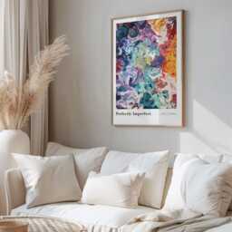 Perfectly Imperfect Abstract Wall Art, Colourful Modern Print, Bold Statement Poster, Contemporary Home Decor, Vibrant Artwork - thumbnail 2