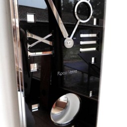 Decoish Gloss Modern Deco Vintage Pendulum Wall Clock - thumbnail 3