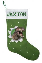 Dinosaur Christmas Stocking - thumbnail 1