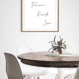 That Forever Kind Of Love, Quote, Print, Poster, Home Decor, Bedroom Love Wall Art, Minimalist - thumbnail 3
